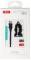 Миниатюра XO 2xUSB 2.1A + cable USB to Lightning black TZ08-L-BK, фото 5