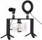 Миниатюра Puluz 4in1 (ring light, mount, phone holder, microphone) PKT3028, фото 1