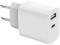 Миниатюра Gembird 1xUSB-A+1xUSB-C 5V/2.4A (12W) white TA-UC-2AC12-01, фото 3