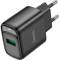 Миниатюра HOCO C140A Smart USB QC3.0 Black 6942007627788, фото 1