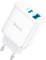 Миниатюра HOCO C105A Stage 1xUSB-C PD20W + 1xUSB QC3.0 White 6931474782946, фото 1