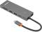 Миниатюра HiSmart USB-C to 2xUSB 3.0 + 2xUSB-C + SD + TF +  HDMI 4K6 CA913459, фото 1