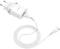 Миниатюра HOCO C12Q Smart USB QC3.0 + cable USB to USB-C 18W Whit 6931474716309, фото 4