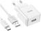 Миниатюра HOCO C106A Leisure USB + cable USB to USB-C 10.5W White 6931474783912, фото 2