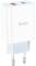 Миниатюра HOCO C97A 1xUSB-C PD20W + 1xUSB QC3.0 White 6931474766076, фото 1
