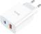 Миниатюра HOCO C97A 1xUSB-C PD20W + 1xUSB QC3.0 White 6931474766076, фото 4