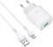 Миниатюра HOCO C72Q Glorious USB QC3.0 + cable USB to Micro 5P 18 6931474732538, фото 1