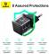 Миниатюра Baseus Palm Fast Charger 1C 20W + Cable 1.0m Type-C 60W b P10111602113-01, фото 11