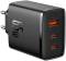 Миниатюра Baseus Cube Pro Fast Charger 2C+U 65W black P10152301113-00, фото 1