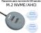 Миниатюра Maiwo 2*NVMe M.2 SSD to USB3.2 Gen2 USB-C 10Gbps K3026P2 grey, фото 4