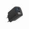 Миниатюра Gembird 1xUSB-A (QC3.0 18W) + 1 Type-C (PD20W) LCD black TA-UC-PDQC30LCD-BK-01, фото 4