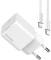 Миниатюра ColorWay C101D GaN Mini 20W PD PPS USB-C + cable USB-C to L CW-CHS059PDL-WT, фото 4
