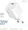 Миниатюра ColorWay C101C GaN Mini 20W PD PPS USB-C white CW-CHS059PD-WT, фото 7