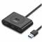 Миниатюра Ugreen 4-port 1m USB 3.0 Active CR113 black 20291, фото 1