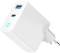 Миниатюра Gembird 1хUSB-A (QC3.0 18W) + 1xType-C (PD 65W) white TA-UC-PDQC65L-W-01, фото 2