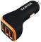 Миниатюра Canyon Universal 3xUSB car adapter Black+Purple CNE-CCA08PU, фото 1