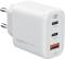 Миниатюра Intaleo 65W GAN 2USB-C PD+USB-A QC 3.0 white 1283126559525, фото 1