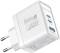 Миниатюра Promate powerport-45 2xUSB-C PD + USB-A QC 45W White powerport-45.white, фото 1