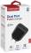 Миниатюра Promate 17W USB-C + USB-A biplug-2.black, фото 7