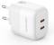 Миниатюра XO L140 35W 2xUSB-C PD White L140_White, фото 1