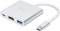 Миниатюра HOCO USB-C to USB3.0+HDMI+PD HB14 Silver 6931474725790, фото 1