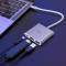 Миниатюра HOCO USB-C to USB3.0+HDMI+PD HB14 Silver 6931474725790, фото 8