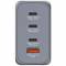Миниатюра Verbatim GaN 200 W 4 ports (2xUSB-C-100 W,USB-C-65 W /USB-A 32204, фото 5