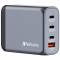 Миниатюра Verbatim GaN 100 W 4 ports (2xUSB-C-100 W,USB-C 65 W /USB-A 32202, фото 1