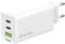 Миниатюра ColorWay GaN Mini 65W PD Port PPS USB (USB-2C1A) white CW-CHS058PD-WT, фото 1
