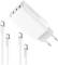 Миниатюра ColorWay GaN Mini 65W PD Port PPS USB (USB-2C1A) cable Type CW-CHS058PDCL-WT, фото 5