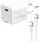 Миниатюра ColorWay GaN Mini 30W PD Port PPS USB-C white + cable Type- CW-CHS054PDC-WT, фото 5