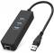 Миниатюра Dynamode USB 3.0 Type-A - RJ45 Gigabit Lan, 3*USB 3.0 USB3.0-Type-A-RJ45-HUB3, фото 1