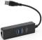 Миниатюра Dynamode USB 3.0 Type-A - RJ45 Gigabit Lan, 3*USB 3.0 USB3.0-Type-A-RJ45-HUB3, фото 2