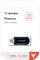 Миниатюра Verbatim 128GB Plectra Black USB-C 30225, фото 2