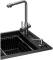 Миниатюра GRANADO Optimal Estella black (+ змішувач Badalona LUX ino ksg0201, фото 3