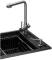 Миниатюра GRANADO Optimal Artes black shine (+ змішувач Badalona LUX ksg1201, фото 3