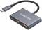 Миниатюра Canyon hub DS-3 3in1 USB-C Dark Grey CNS-TDS3, фото 1
