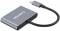 Миниатюра Canyon hub DS-3 3in1 USB-C Dark Grey CNS-TDS3, фото 3