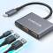 Миниатюра Canyon hub DS-3 3in1 USB-C Dark Grey CNS-TDS3, фото 7