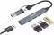 Миниатюра Canyon USB-C/A 4-in-1 1xUSB 3.0 + 3xUSB 2.0 gray CNS-TDS02G, фото 3