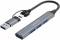 Миниатюра Canyon USB-C/A 4-in-1 1xUSB 3.0 + 3xUSB 2.0 gray CNS-TDS02G, фото 4
