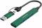 Миниатюра Canyon hub DS-02 4in1 USB-A/C Green CNS-TDS02GR, фото 4