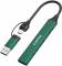 Миниатюра Canyon hub DS-02 4in1 USB-A/C Green CNS-TDS02GR, фото 5