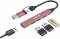 Миниатюра Canyon hub DS-02 4in1 USB-A/C Pink CNS-TDS02P, фото 3