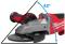 Миниатюра Milwaukee M18 FSAGF125XPDB-0X, 125 мм, з плоским редуктором, 4933478439, фото 4