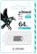 Миниатюра Wibrand 64GB Hawk Silver USB 2.0 WI2.0/HA64M1S, фото 2