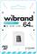 Миниатюра Wibrand 64GB mictoSD class 10 UHS-I WICDXU1/64GB, фото 2
