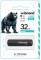 Миниатюра Wibrand 32GB Grizzly Black USB 2.0 WI2.0/GR32P3B, фото 2