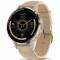 Миниатюра Garmin Venu 3S, Fr. Gray + Soft Gold, Leather, GPS 010-02785-55, фото 1