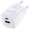 Миниатюра Choetech GaN USB-A/USB-C 33W QC3.0/PD/PPS PD5006-EU-WH, фото 2